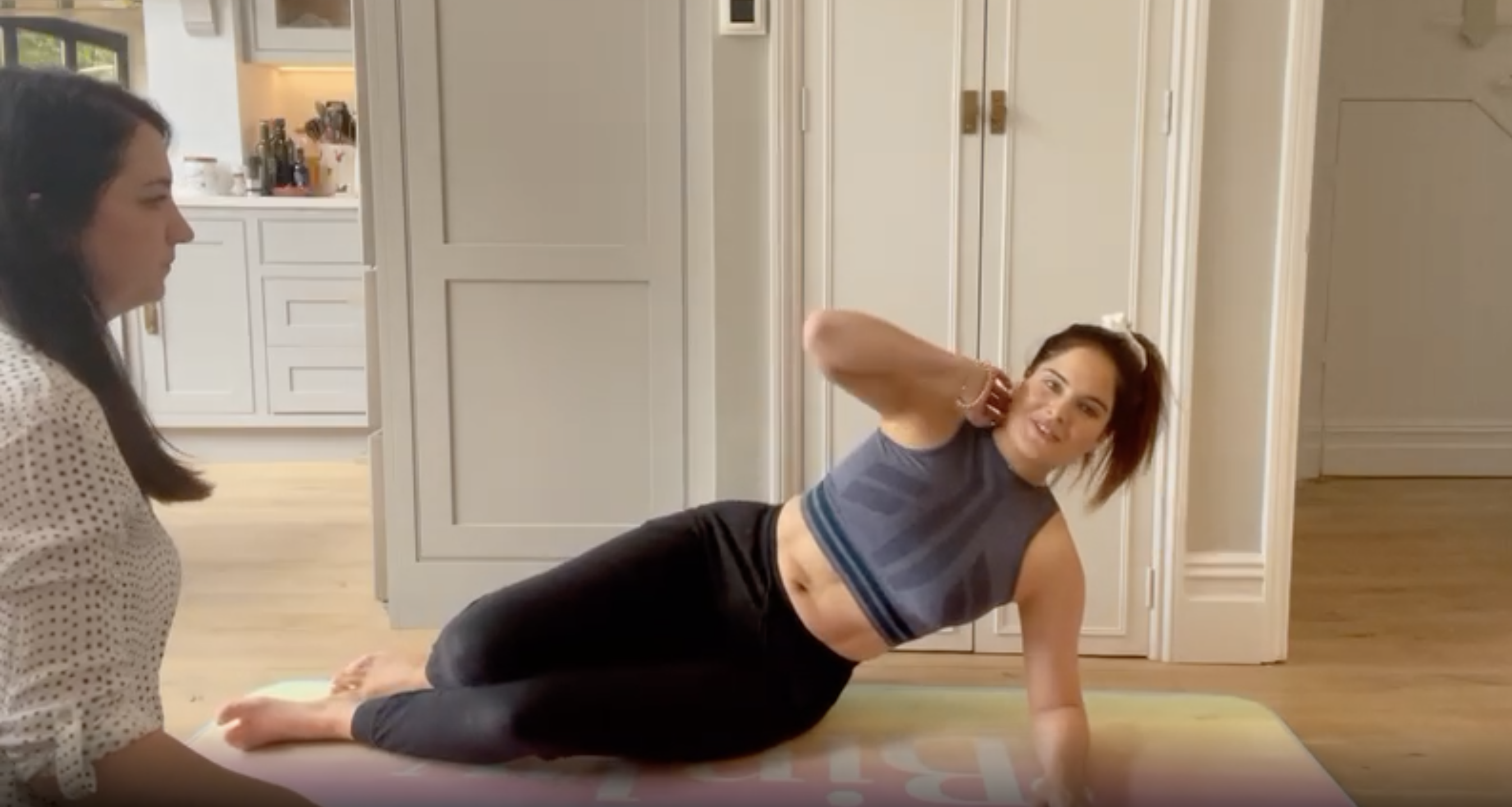 Post partum pelvic health check exercises with Binky Felstead Video
