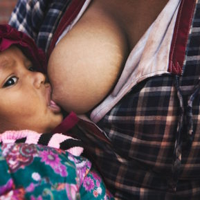 Mum Breastfeeding baby