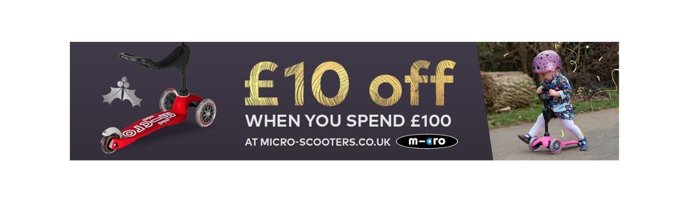 Micro Scooter – £10 OFF when you spend £100