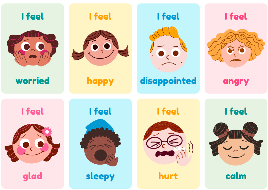 Feelings And Emotions Flashcards Free Printable