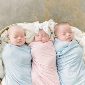 3 newborn babies